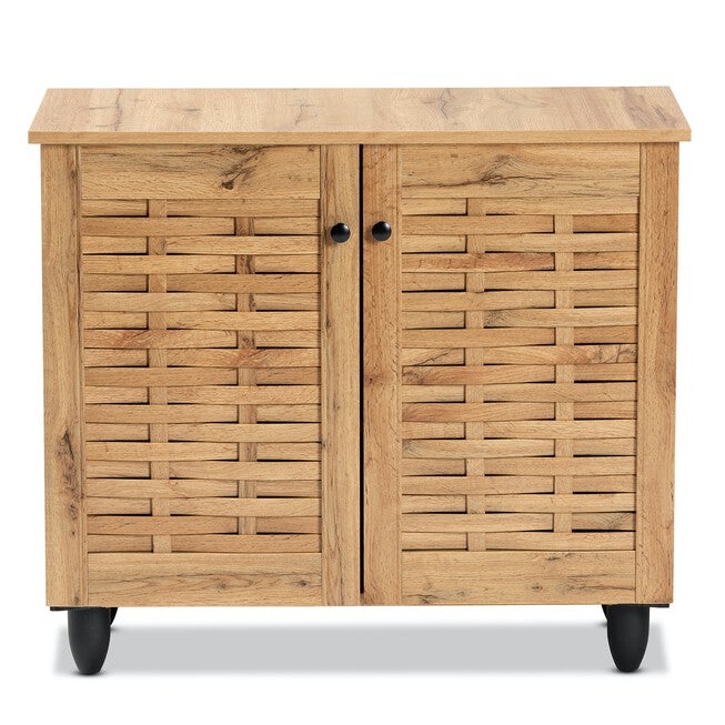 Winda Wood 2-Door Shoe Cabinet Furniture, , alternate image number 2