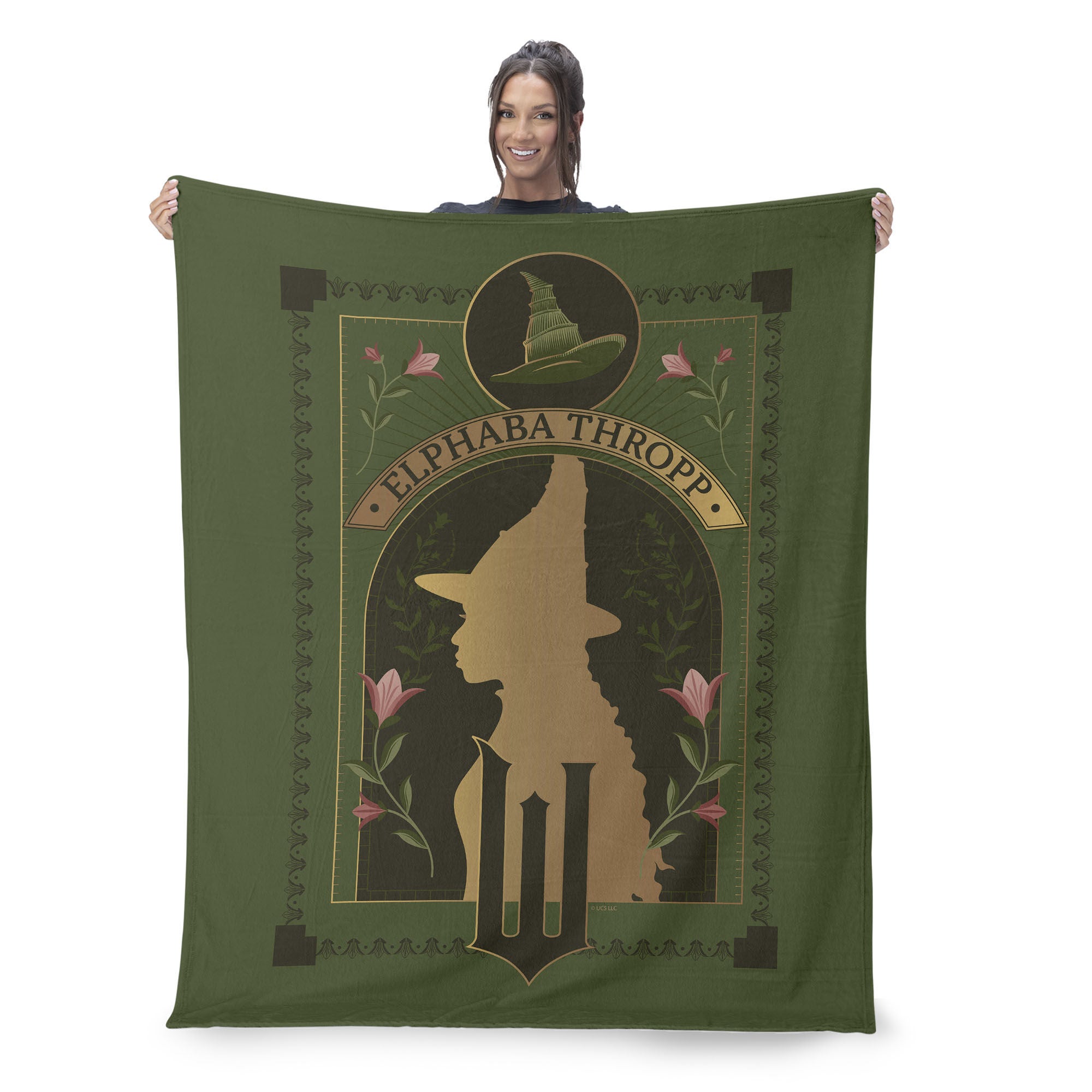 Wicked Elphaba Thropp Silk Touch Throw Blanket 50x60 inches, ELPHABA, on-hover image number 1