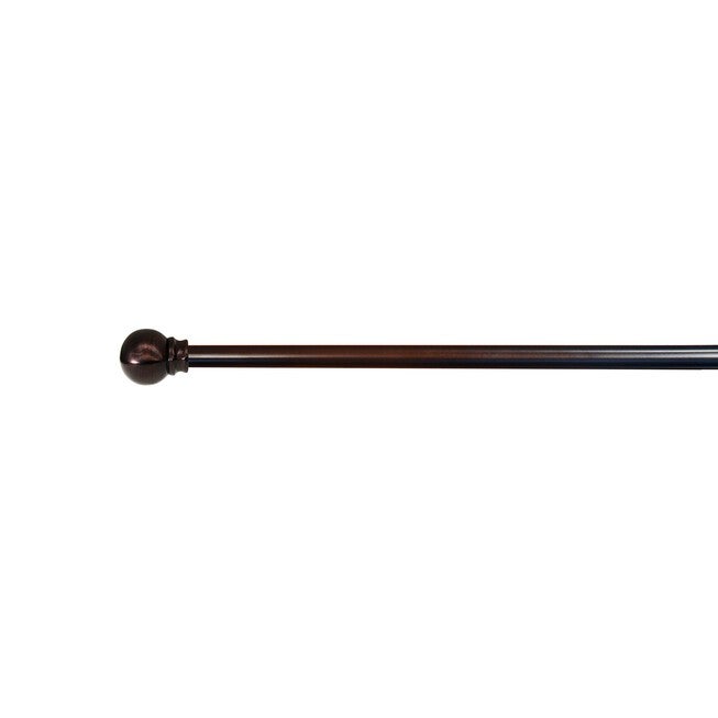 66 inches-120 inches Rod set with Ball Finial, EXPRESSO, hi-res image number 0