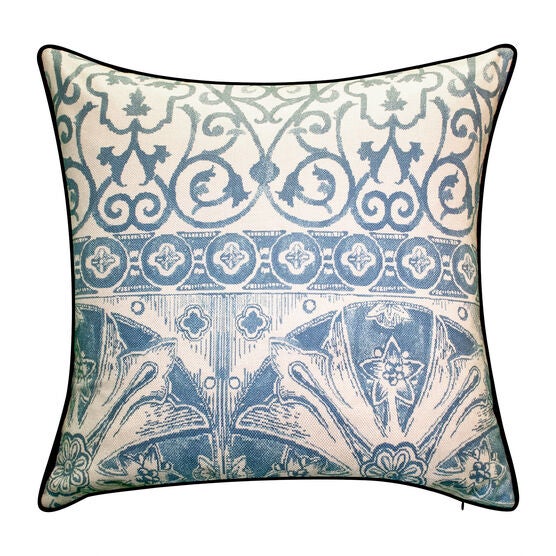 New York Botanical Garden® Menorca Pillow Dec Pillow, LIGHT BLUE, hi-res image number null
