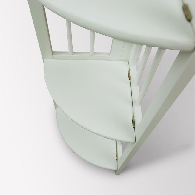 4-Shelf Corner Folding Bookcase-White, , alternate image number 10