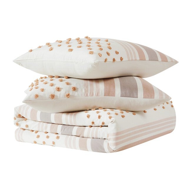 Mia Tufted Textured Comforter Set, , alternate image number null
