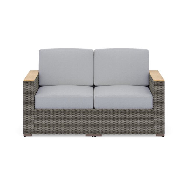 Boca Raton Loveseat, BROWN, hi-res image number 0