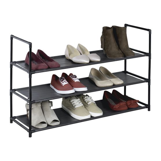 3-Shelf Stackable Fabric Shoe Rack, , alternate image number null