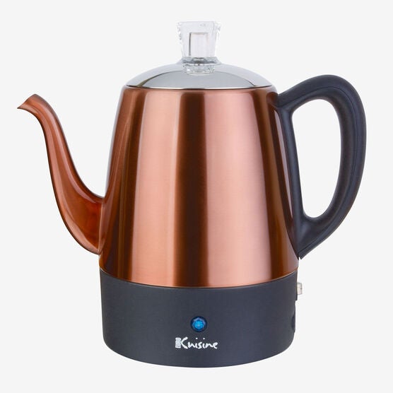 Euro Cuisine 4-Cup Percolator, COPPER, hi-res image number null