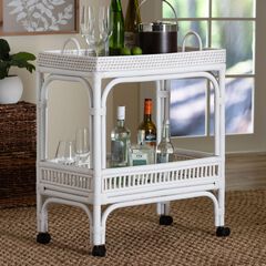 Lombok Natural Rattan Wine Cart