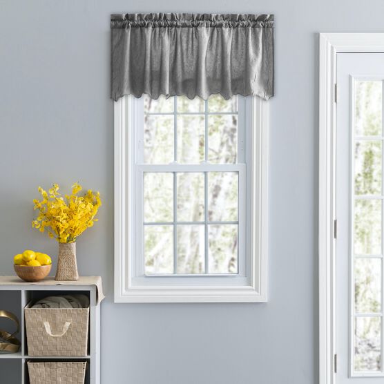 Portland Tailored Valance, GREY, hi-res image number null
