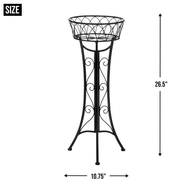Curlicue Single Plant Stand, , alternate image number null