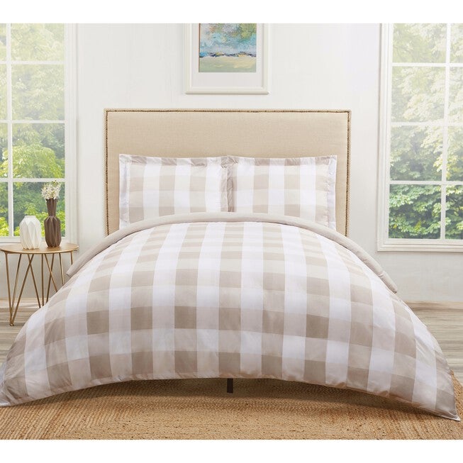 Everyday Buffalo Plaid Duvet Cover Set, , alternate image number 6