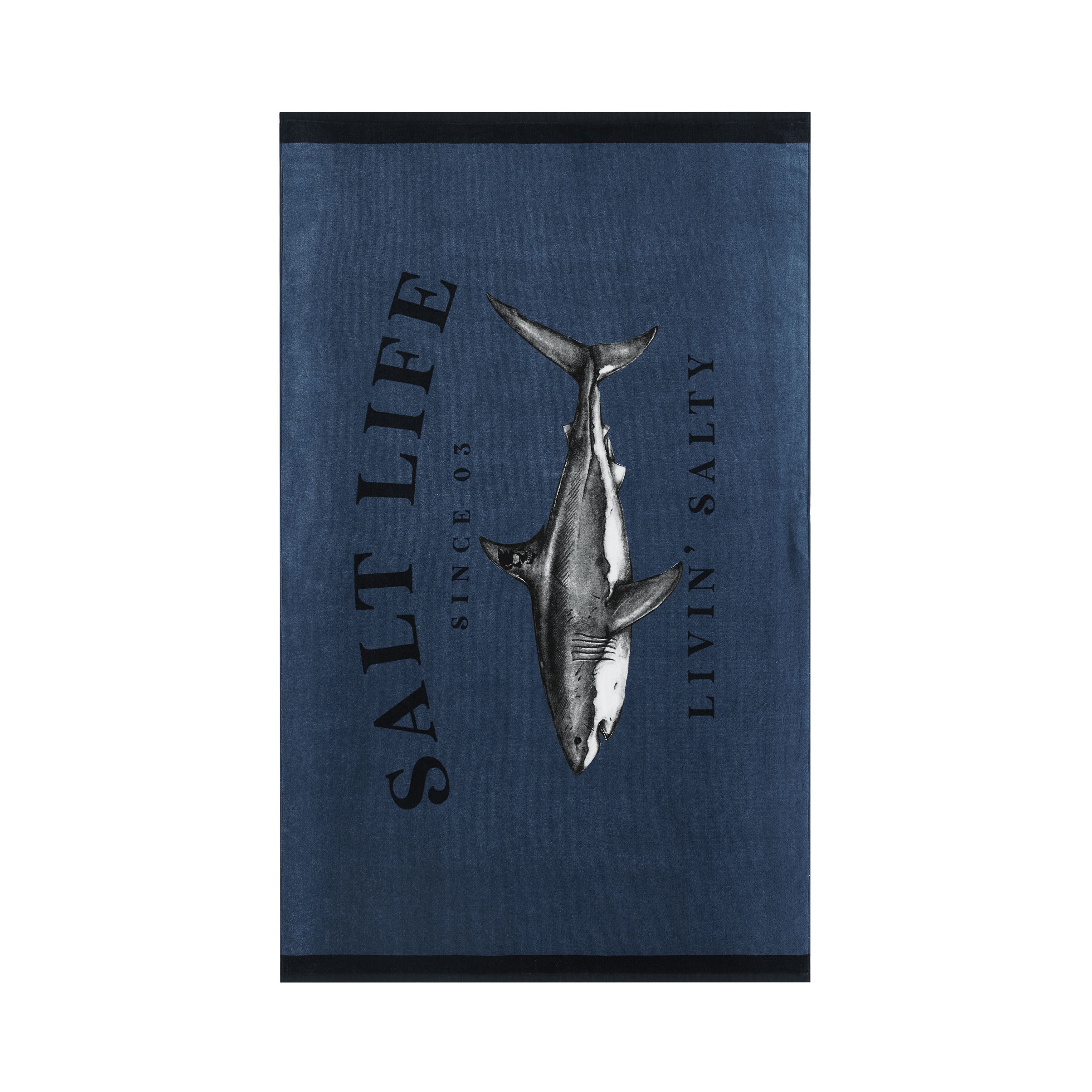 Jaws Of Steel Beach Towel, BLUE, alternate image number 2