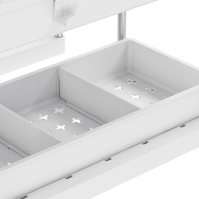 2 Shelf Under Sink Organizer W/ Drawer, , alternate image number null