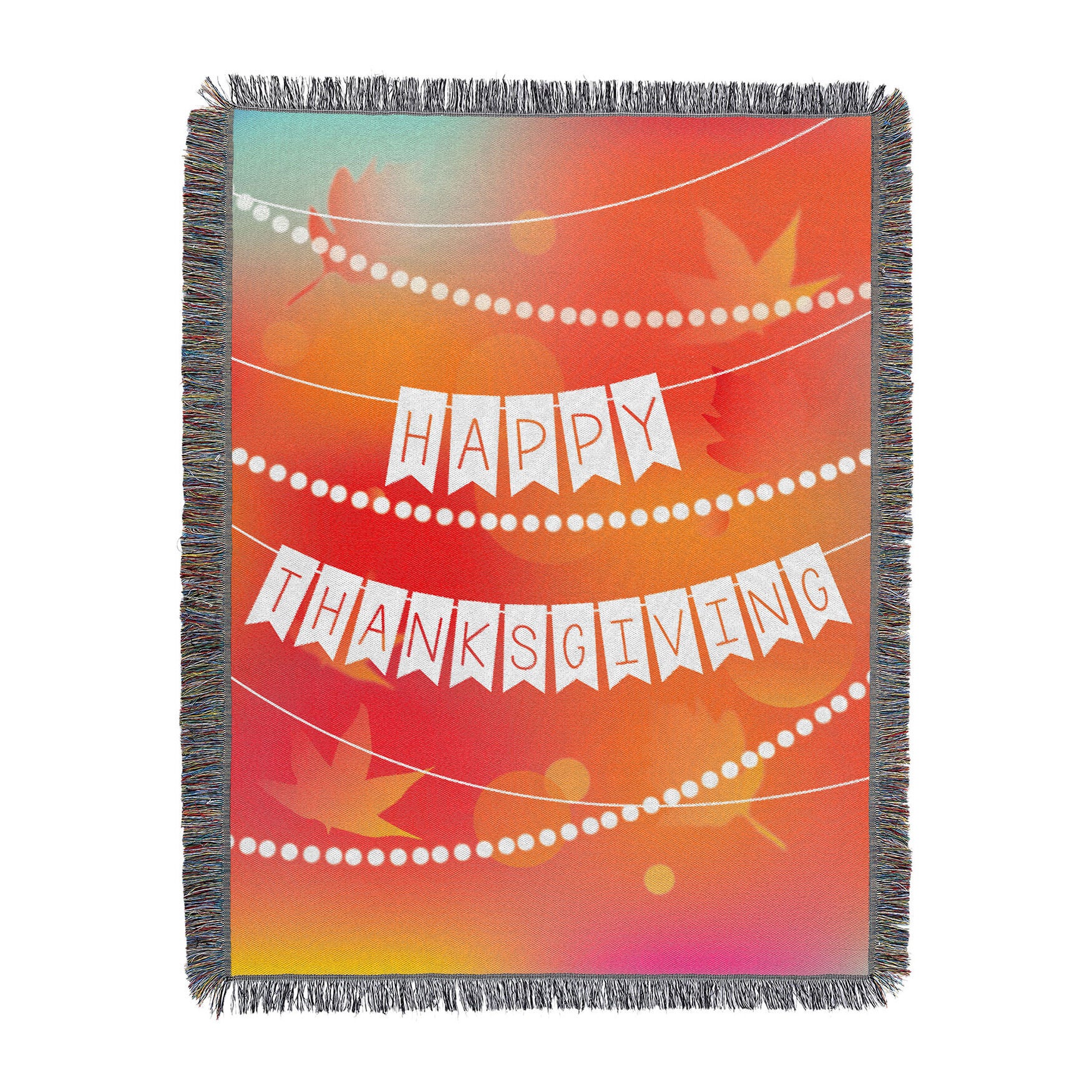 Holidays Celebration Thanks Woven Tapestry, O, hi-res image number 0