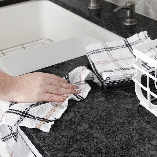 Flat Waffle Dish Cloths, Set Of 8, , alternate image number 2