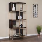 Dunleer Modern Etagere, BROWN, hi-res image number null
