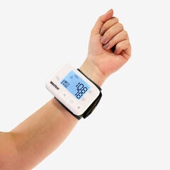 Talking Color Coded Wrist Blood Pressure Monitor