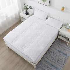 Cotton Quilted Dual Chamber 1.5 In. Feather Topper Mattress Toppers