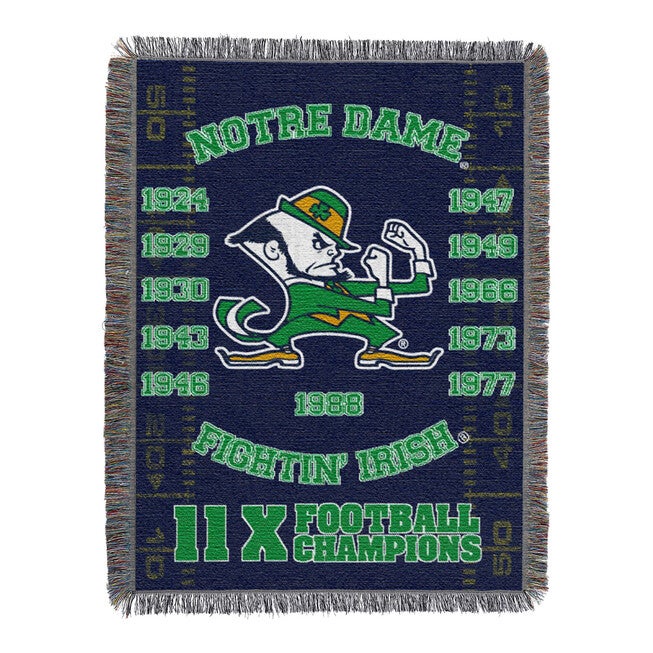 Notre Dame Commemorative Series Throw, MULTI, hi-res image number null
