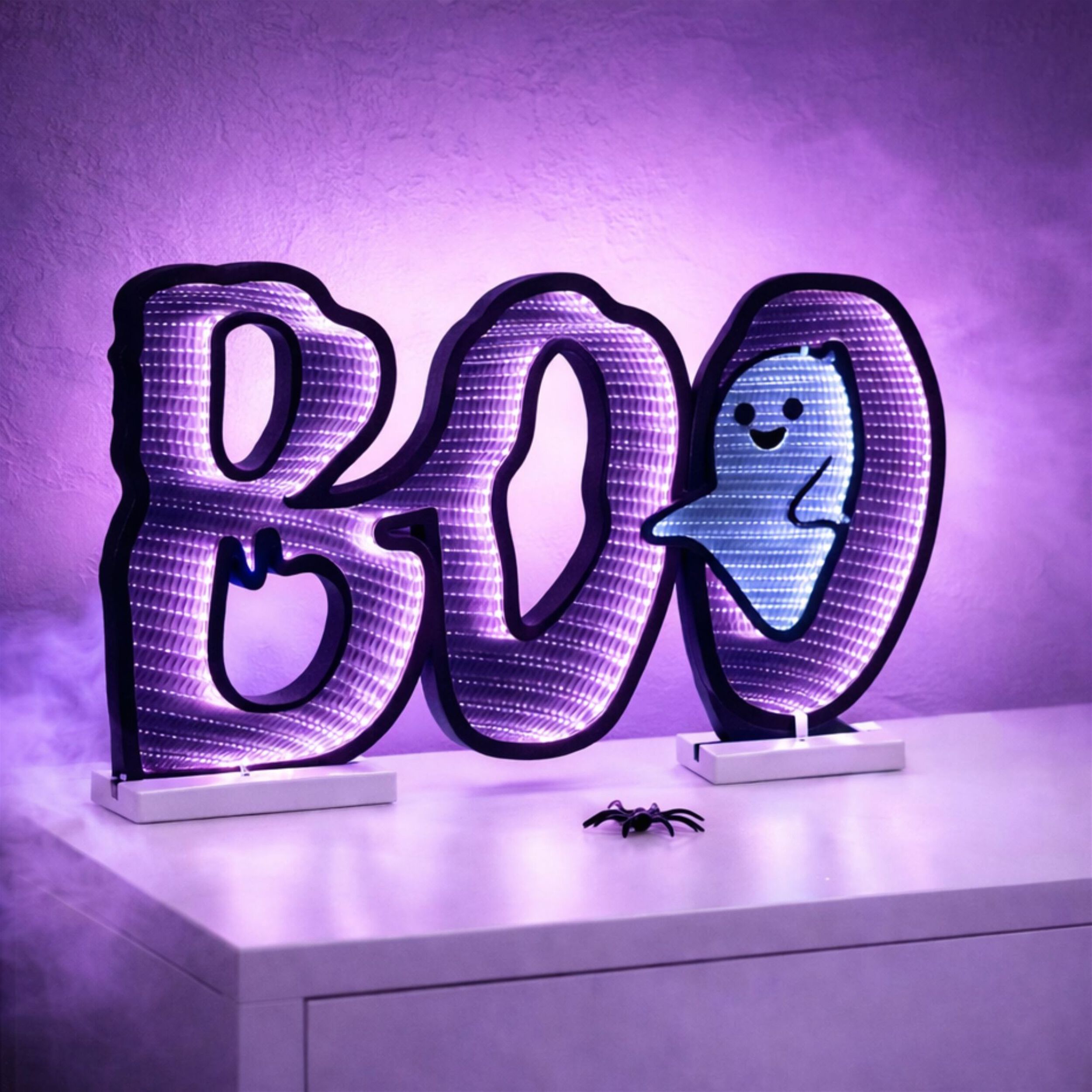 BOO/Ghost Ekkolight 23.5 inchesL, PURPLE BLACK WHITE, alternate image number 1