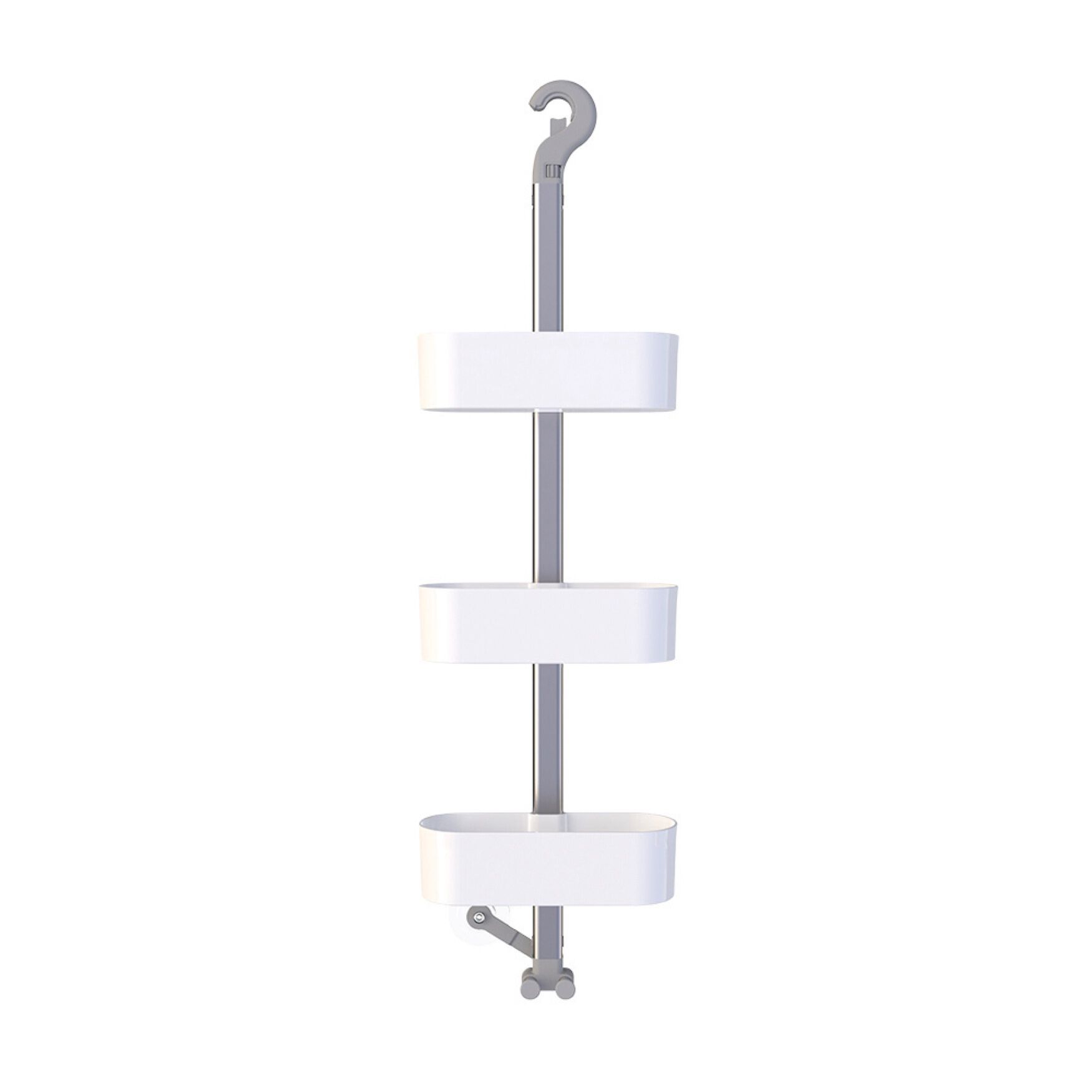 Adjustable 3-Tier Shower Caddy, , on-hover image number 1