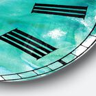 Sea Glass Farmhouse Wall Clock, , alternate image number null