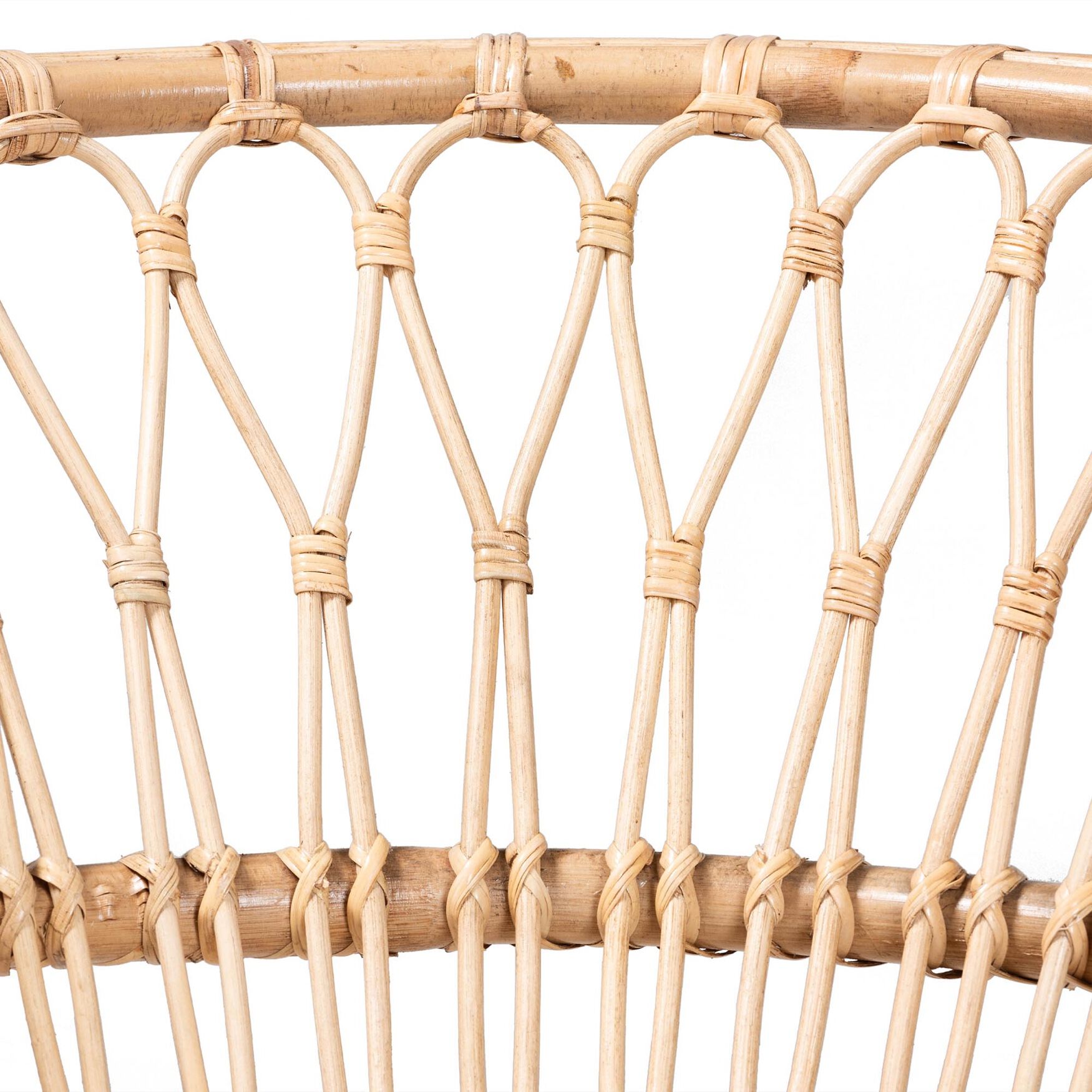 Alaya Modern Bohemian Natural Brown Rattan Accent Chair, , alternate image number 6