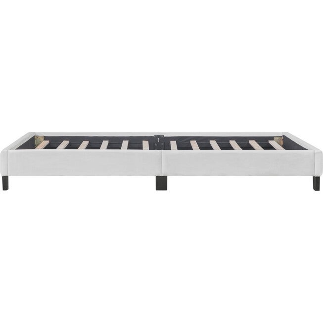 Acton Platform Bed, King, White, WHITE, alternate image number 4