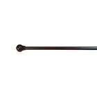 28"-48" Rod set with Ball Finial, EXPRESSO, hi-res image number null
