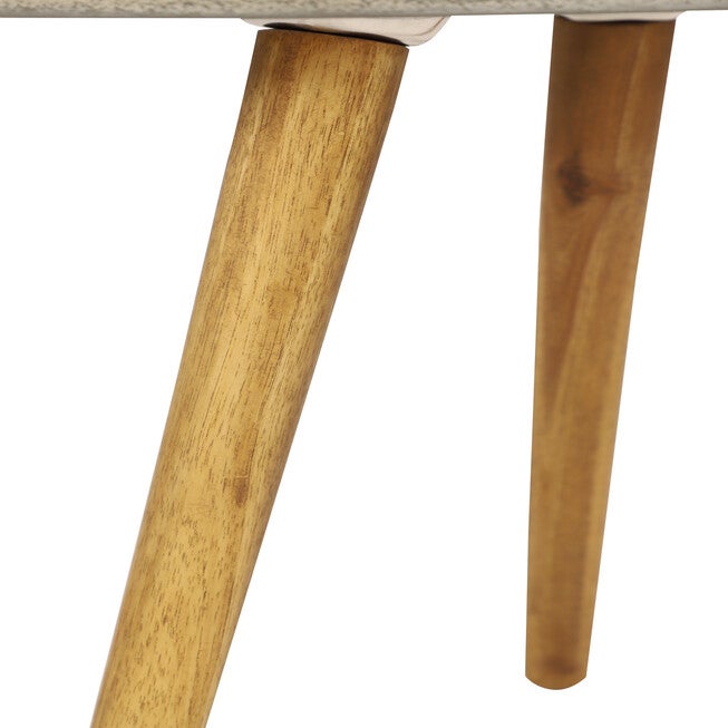 Grey Wood Modern Outdoor Accent Table, , alternate image number null