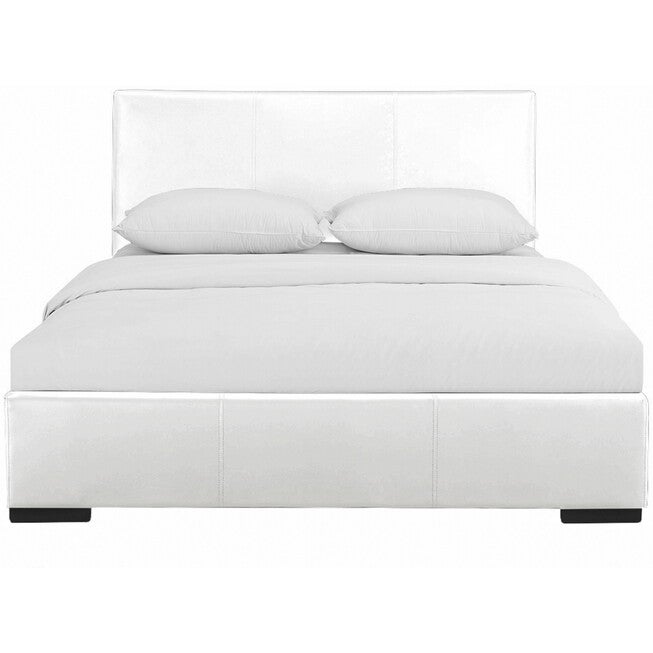 Hindes Upholstered Platform Bed, Beige, King, WHITE, hi-res image number 0