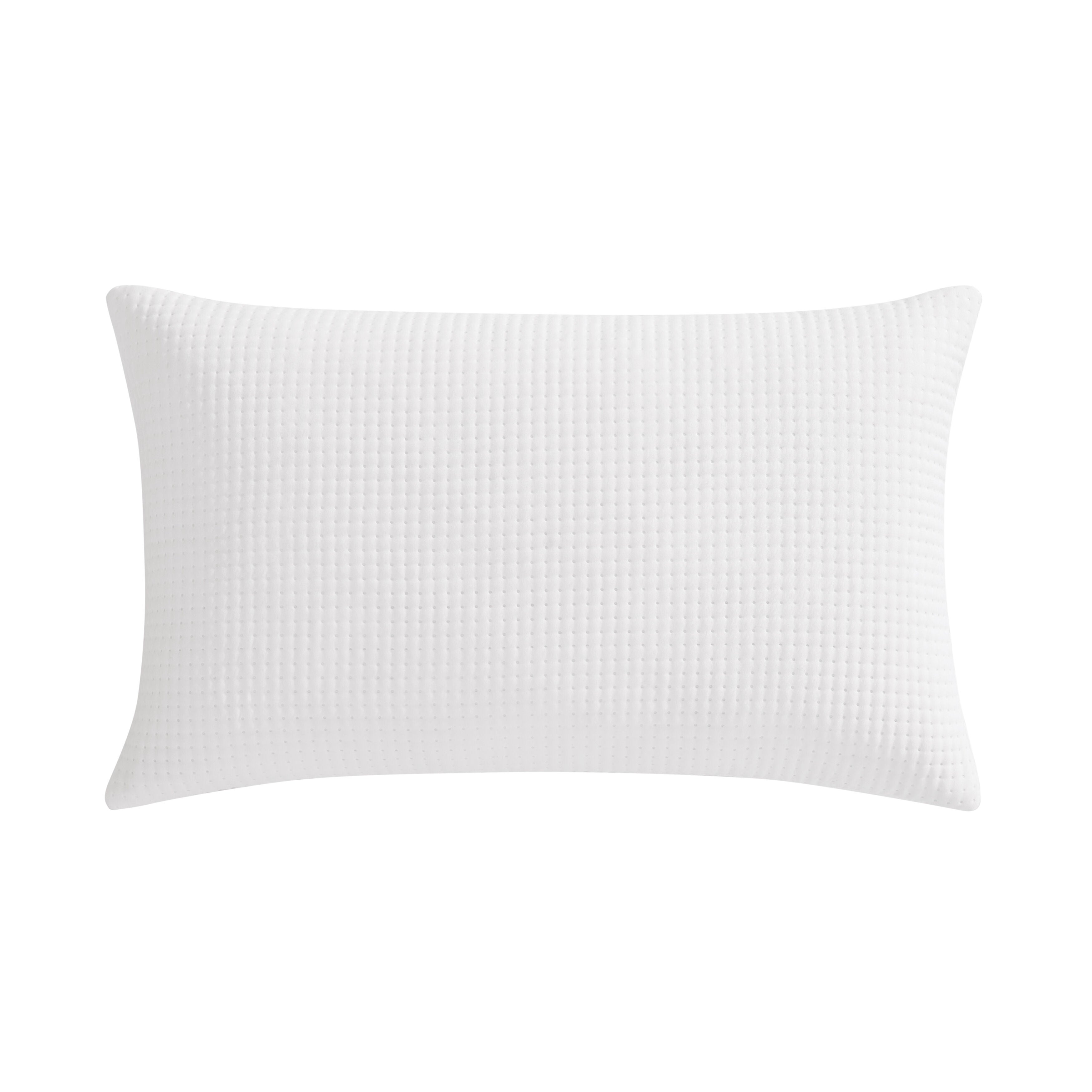 Stillwater Quilted Boudoir Decorative Throw Pillow, WHITE, alternate image number 2