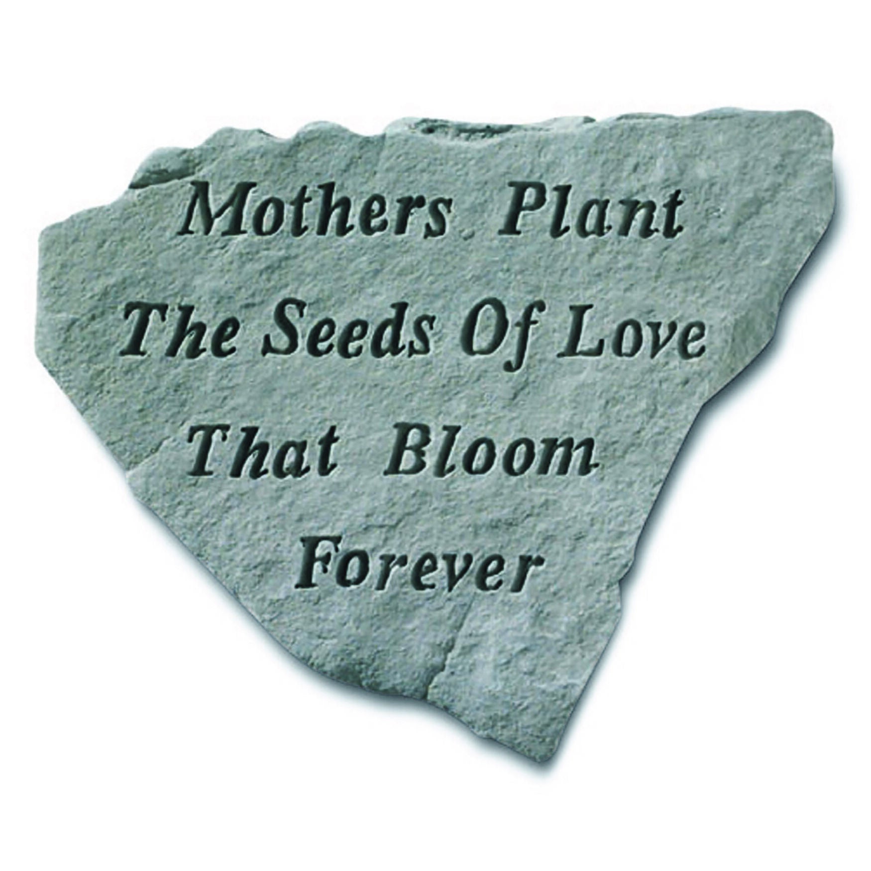 Mothers Plant The Seeds Of Love Garden Accent Stone, GREY, hi-res image number 0