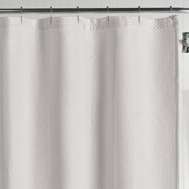 Sunset European Matelassé Shower Curtain, , on-hover image number null