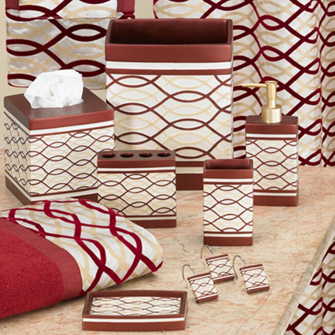 Harmony Tissue Box    , BURGUNDY, hi-res image number 0