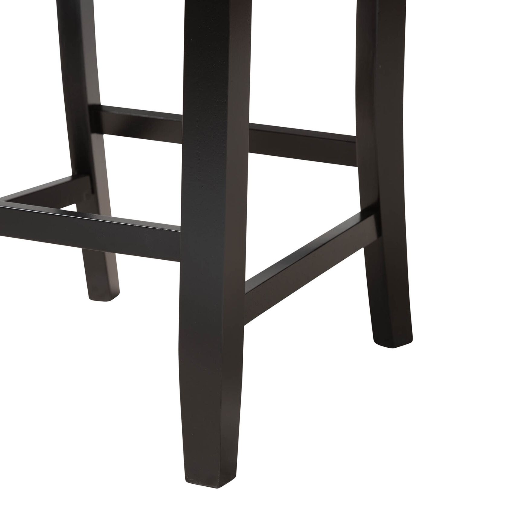 Abigail Modern Beige Fabric And Dark Brown Finished Wood 2-Piece Counter Stool Set, , alternate image number 4