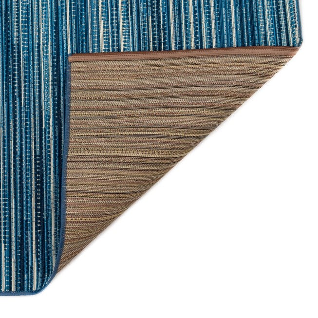 Liora Manne Marina Stripes Indoor/Outdoor Rug 23 inchesX7 feet 6 inches, , on-hover image number null