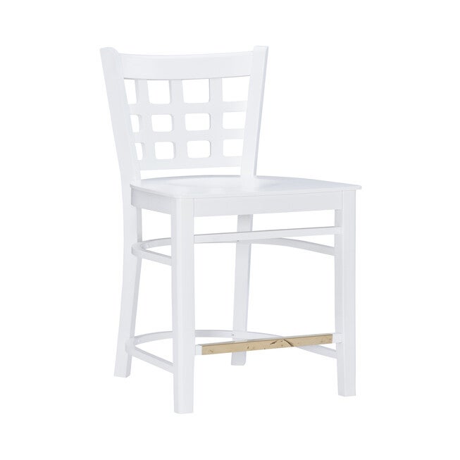 Lola Counter Stool White Set of 2, WHITE, hi-res image number null