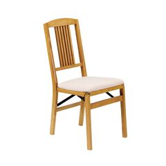 Simple Mission Wood Folding Chairs, Set Of 2