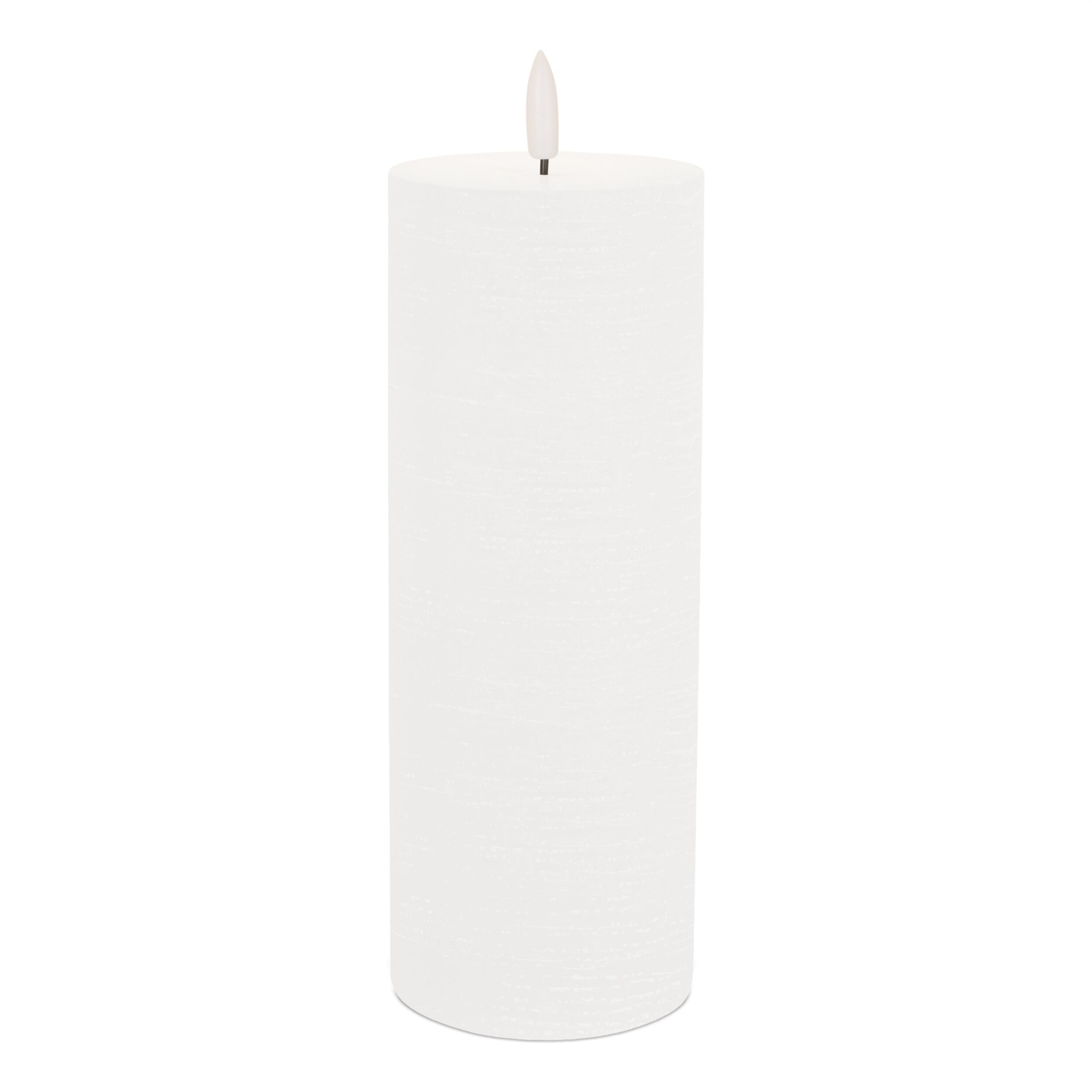 FIA Wick White Pillar Candle Set of 2, WHITE, hi-res image number 0