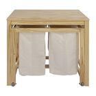 Eco Home Laundry Prep Hamper - Natural, NATURAL, hi-res image number null