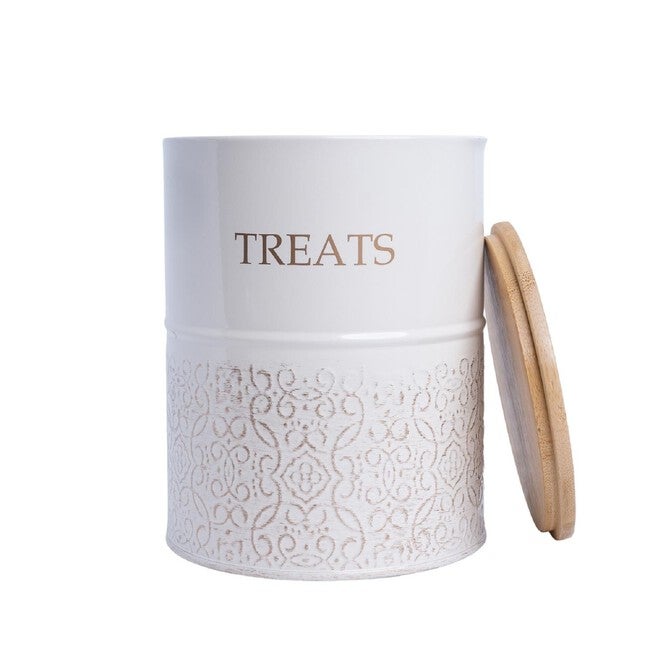Dog Treat Canister - White Swan (Set Of 2), , on-hover image number 1