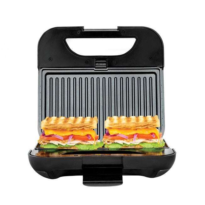 Kalorik 4-in-1 Sandwich Maker, Stainless Steel and Black, , alternate image number 9