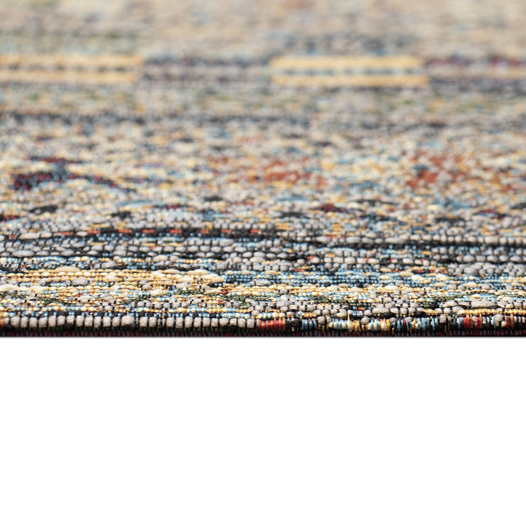 Marina Tribal Stripe Indoor/Outdoor Area Rug Black, , alternate image number 2