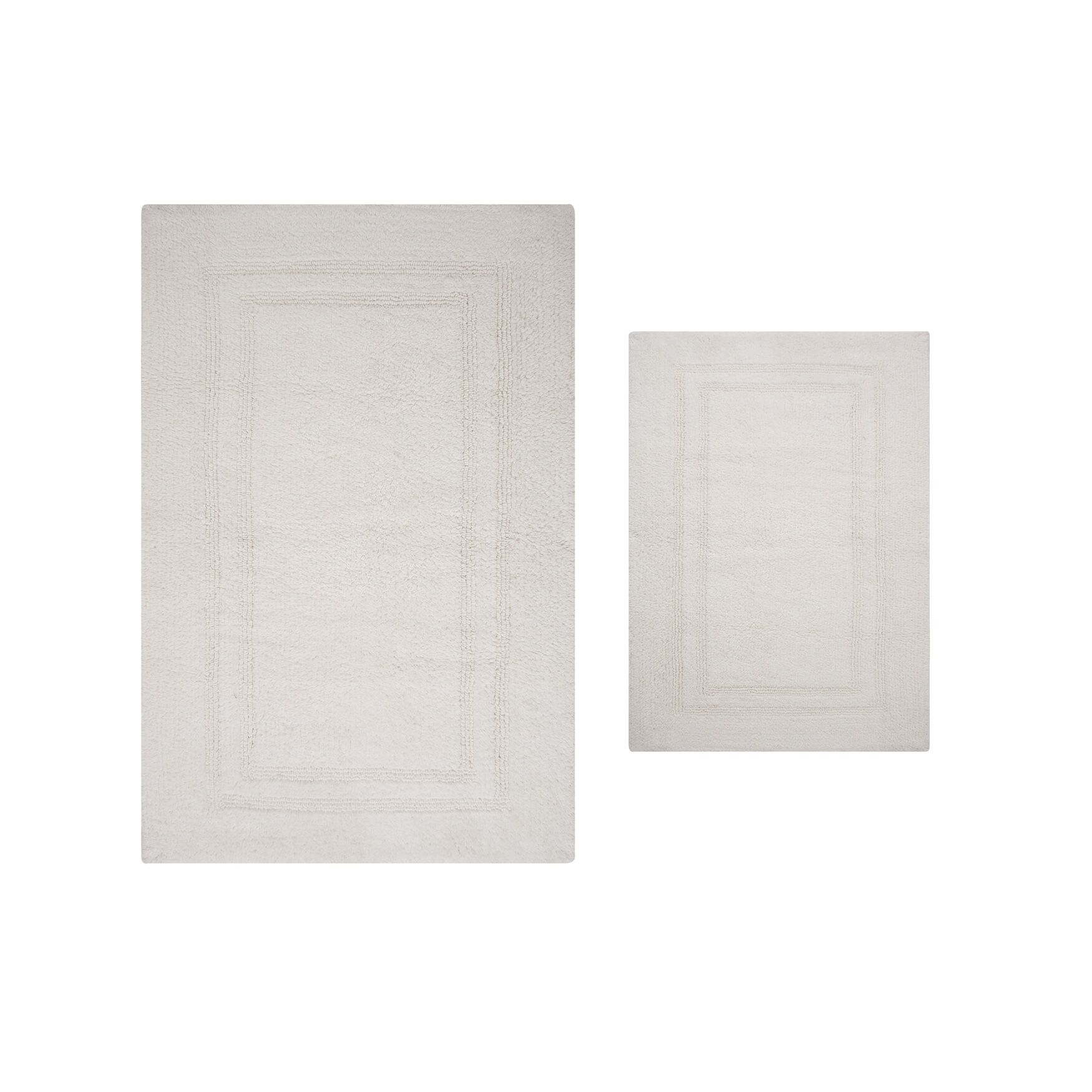 Luxury Hotel Style Bath Rug 2-Pc. Set, IVORY, hi-res image number 0