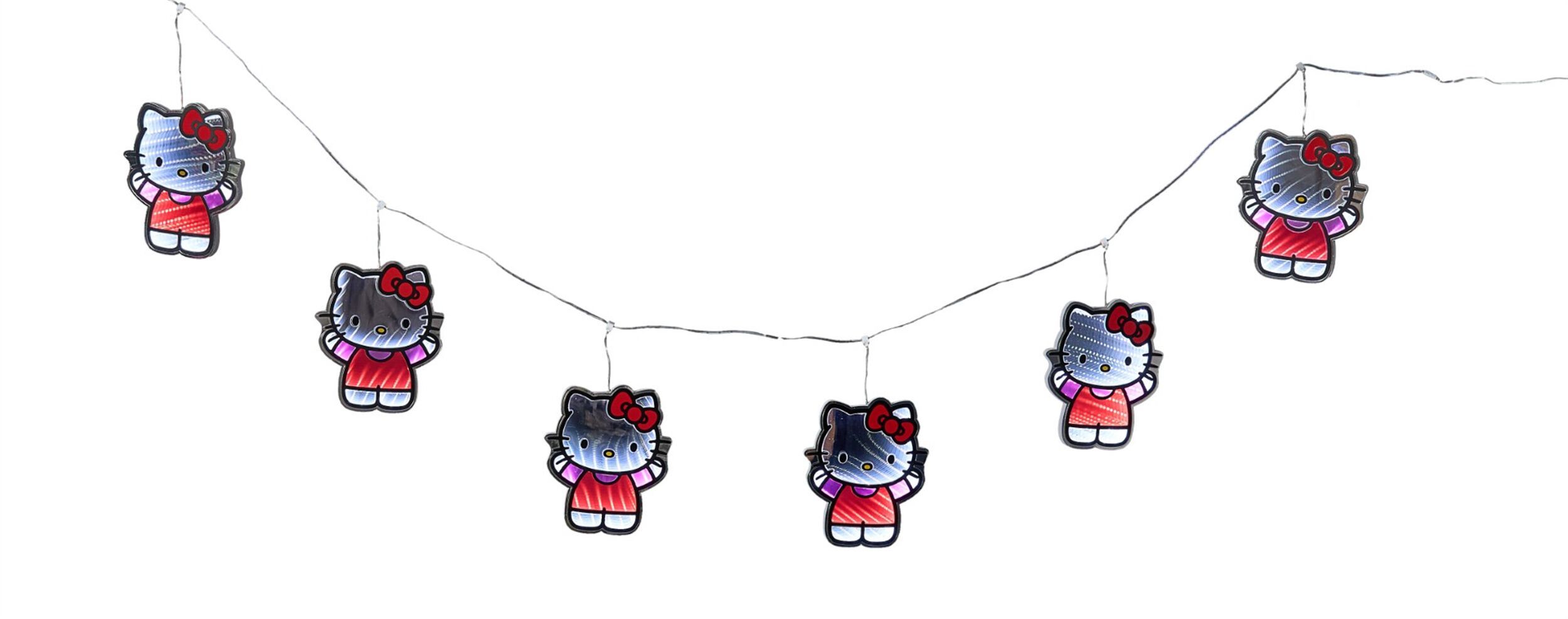 Hello Kitty&reg; Garland Ekkolight 6'L, RED WHITE, hi-res image number 0
