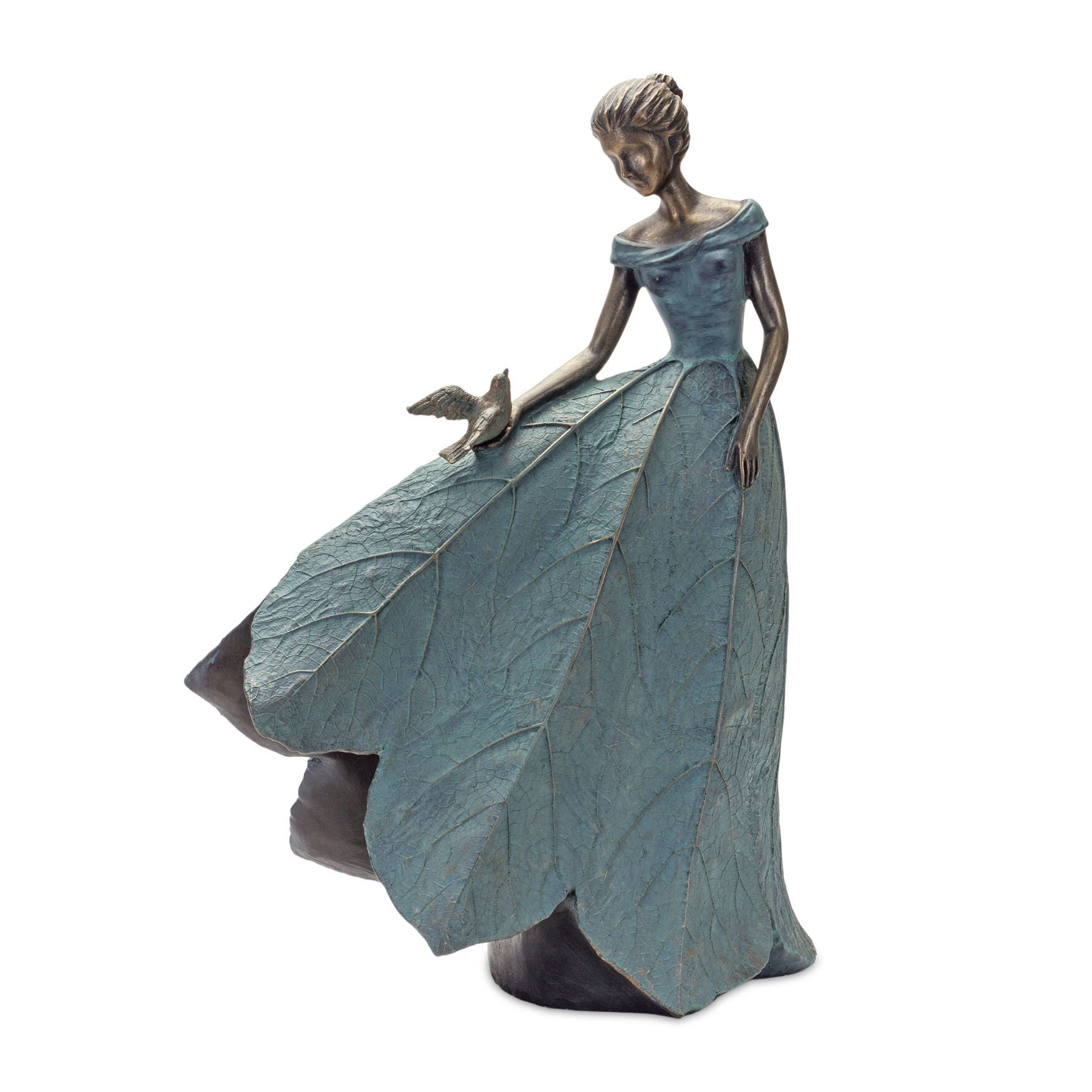Plus Size Garden Fairy Petal Dress Set, Blue | Woman Within