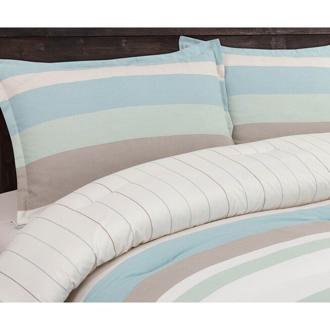 Coastal Stripe Comforter Set, , alternate image number 2