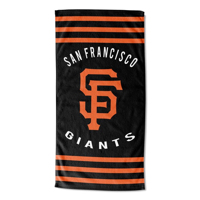 SF Giants Stripes Beach Towel, MULTI, hi-res image number 0