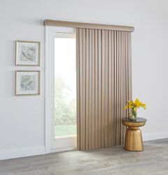 3.5” Printed Wood-Grain Vertical Blinds