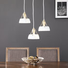 Renmarco Contemporary 3-Light Cluster Penant, WHITE, hi-res image number null