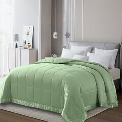 All Season Colored Microfiber Down Alternative Blanket